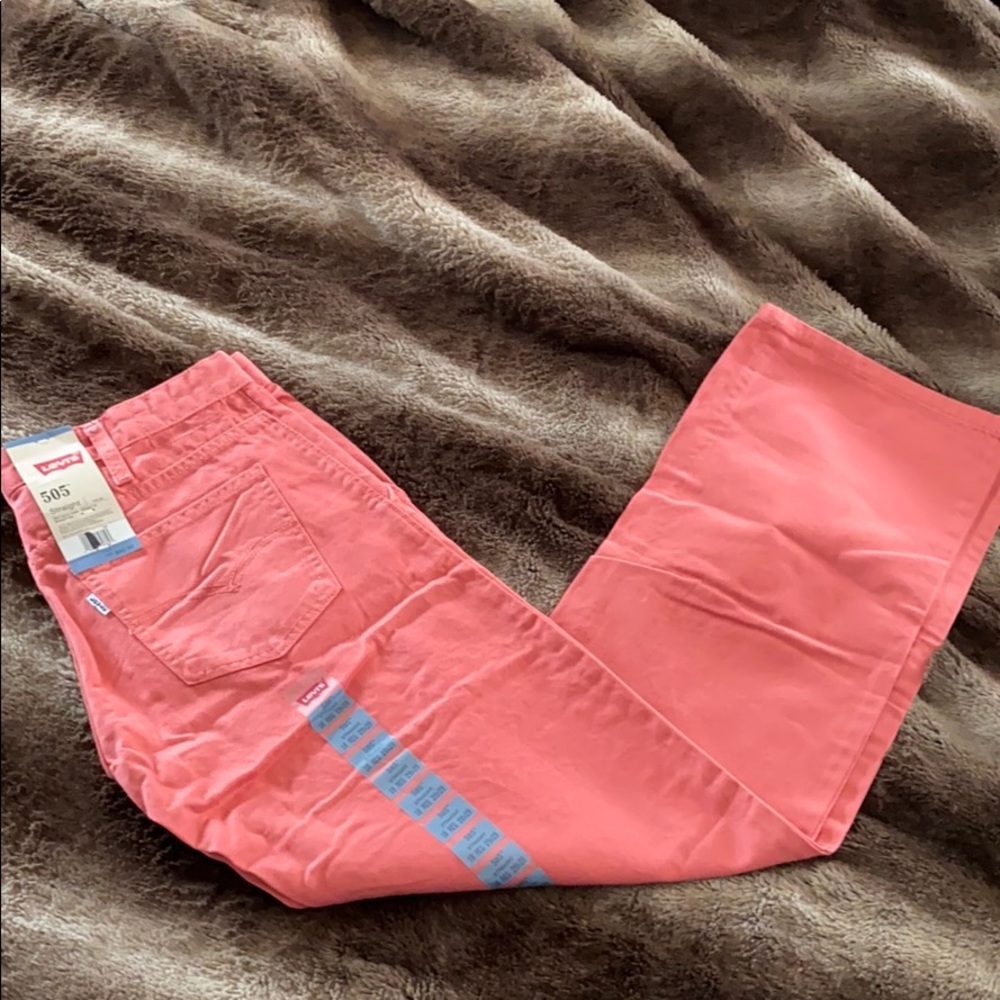 Levi’s Salmon Pink Boy’s Men’s Straight Legs Jeans